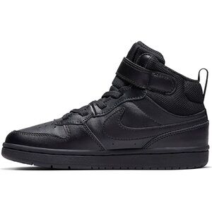 kids black mid top nikes little boys size 10.5